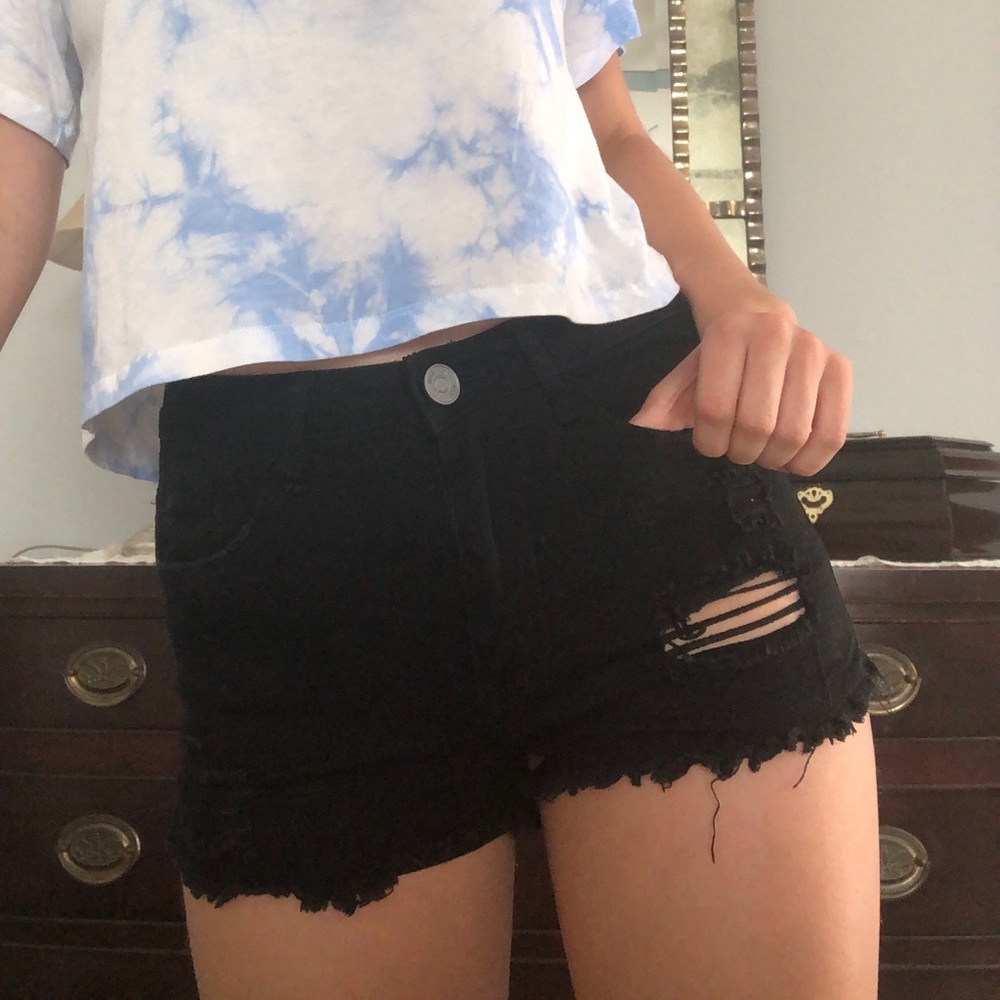 Black Rsq denim shorts